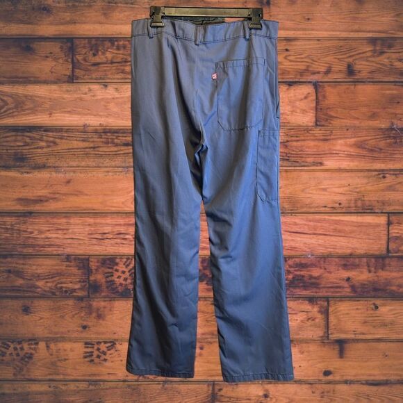5 for $25🔥32X31 Vintage Grey blue Button Fly Dress Pant Trousers - Picture 2 of 5